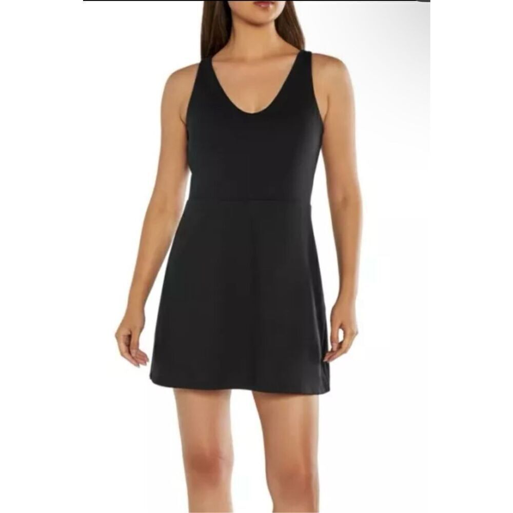 EUC GapFit Active Tank Dress with built-in biker shorts and bra with removable p - Picture 12 of 15